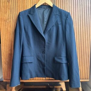 Theory midnight dark blue two button blazer size 8